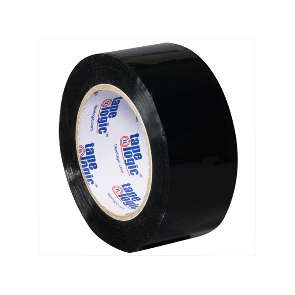 Tape Logic 2'' x 110 yds. Black Tape Logic Carton Sealing Tape, 6PK T90222BK6PK - main